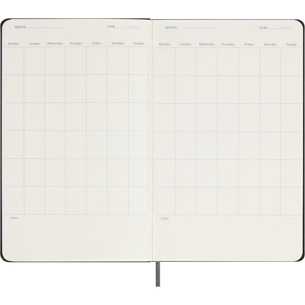 Планировщик Moleskine без даты на спирали - Планировщик Moleskine без даты на спирали