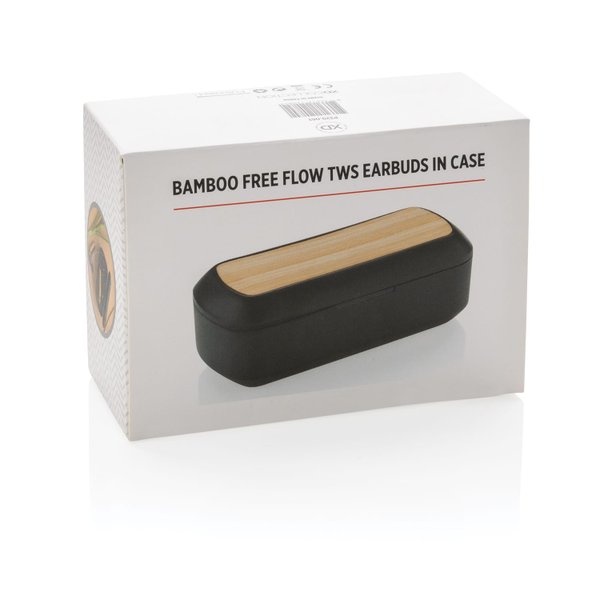 Наушники Bamboo Free Flow TWS с чехлом для зарядки - Наушники Bamboo Free Flow TWS с чехлом для зарядки