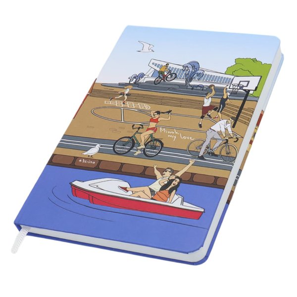 Записная книжка A5 Dziuna - Записная книжка A5 Dziuna Немига в клетку 15,5 x 21 см
