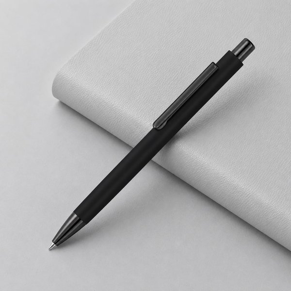 Металлическая шариковая ручка «Ellipse gum» soft touch с зеркальной гравировкой - Металлическая шариковая ручка «Ellipse gum» soft touch с зеркальной гравировкой