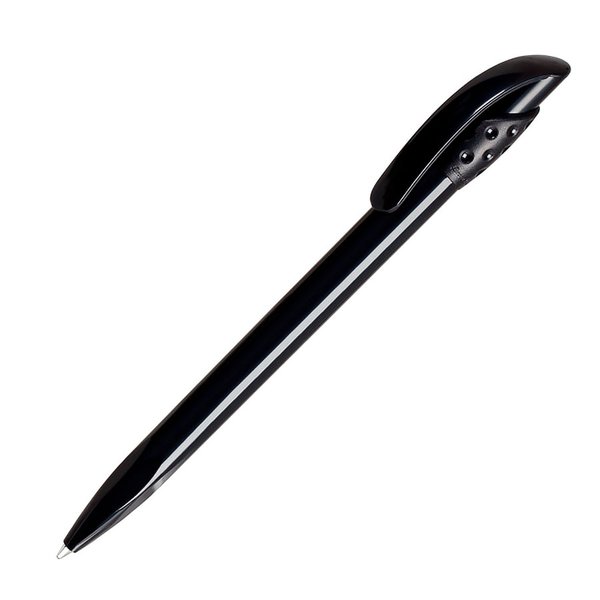 Ручка шариковая GOLF SOLID - Ручка шариковая GOLF SOLID, черный, пластик