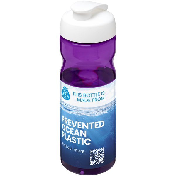 Спортивная бутылка H2O Active® Eco Base 650 мл с откидной крышкой - Спортивная бутылка H2O Active® Eco Base 650 мл с откидной крышкой