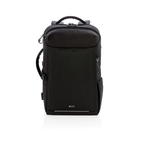 Рюкзак для путешествий Swiss Peak XXL из rPET AWARE™, 17’’ - Рюкзак для путешествий Swiss Peak XXL из rPET AWARE™, 17’’