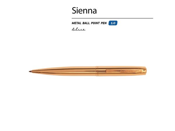 Ручка металлическая шариковая «Sienna» - Ручка металлическая шариковая «Sienna»