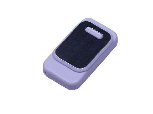 USB 2.0- флешка промо на 32 Гб прямоугольной формы, выдвижной механизм - USB 2.0- флешка промо на 32 Гб прямоугольной формы, выдвижной механизм