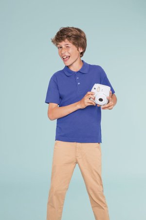 рубашка поло детская summer ii kids 170, ярко-синяя