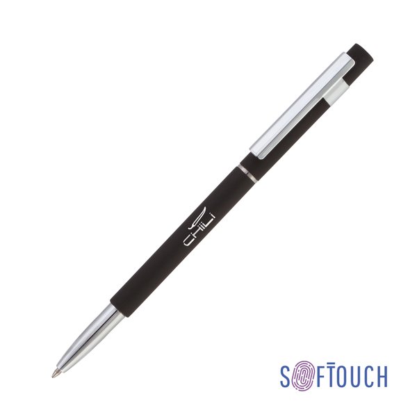 Ручка шариковая "Star", покрытие soft touch - Ручка шариковая "Star", покрытие soft touch черный