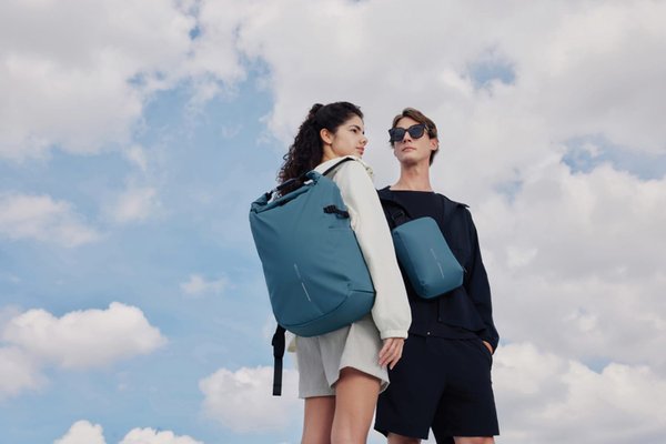 Антикражный рюкзак Urban Sling - Антикражный рюкзак Urban Sling, голубой