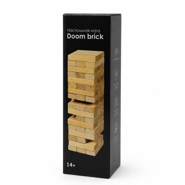 Настольная игра Doom brick, бежевый - Настольная игра Doom brick, бежевый