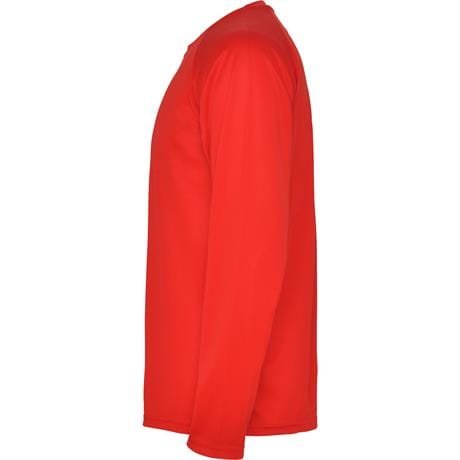 Спортивная футболка MONTECARLO L/S мужская - Спортивная футболка MONTECARLO L/S мужская, КРАСНЫЙ S