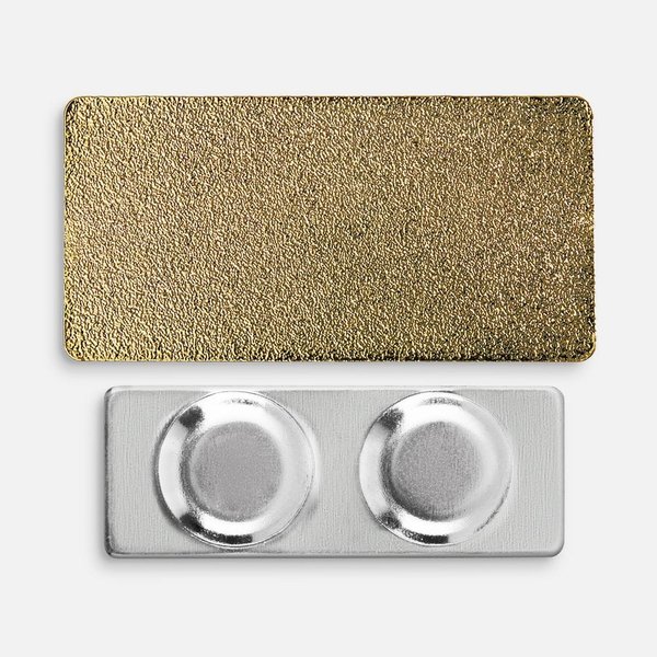 Значок Magnet Matto, золотистый глянцевый