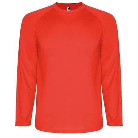 Спортивная футболка MONTECARLO L/S мужская - Спортивная футболка MONTECARLO L/S мужская, КРАСНЫЙ 2XL