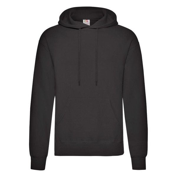 Толстовка с начесом CLASSIC HOODED SWEAT 280 - Толстовка CLASSIC HOODED 3XL черный 80% хлопок, 20% полиэстер, плотность 280г/м2