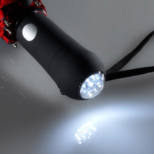 Мини-зонт AC safebrella® с led-подсветкой - Мини-зонт AC safebrella® с led-подсветкой