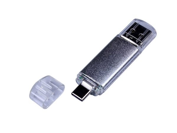 USB 2.0/micro USB/Type-C- флешка на 32 Гб - USB 2.0/micro USB/Type-C- флешка на 32 Гб