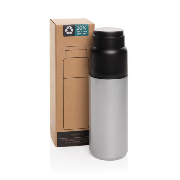 Вакуумный термос Thermocup RCS с крышкой-стаканом, 500 мл - Вакуумный термос Thermocup RCS с крышкой-стаканом, 500 мл