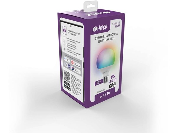 Умная LED лампочка «IoT R1 RGB» - Умная LED лампочка «IoT R1 RGB»