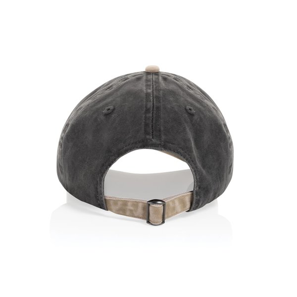 Бейсболка BEAU AWARE™ из двухцветной хлопковой саржи, 6 клиньев, 270 г/м² - Бейсболка BEAU AWARE™ из двухцветной хлопковой саржи, 6 клиньев, 270 г/м²