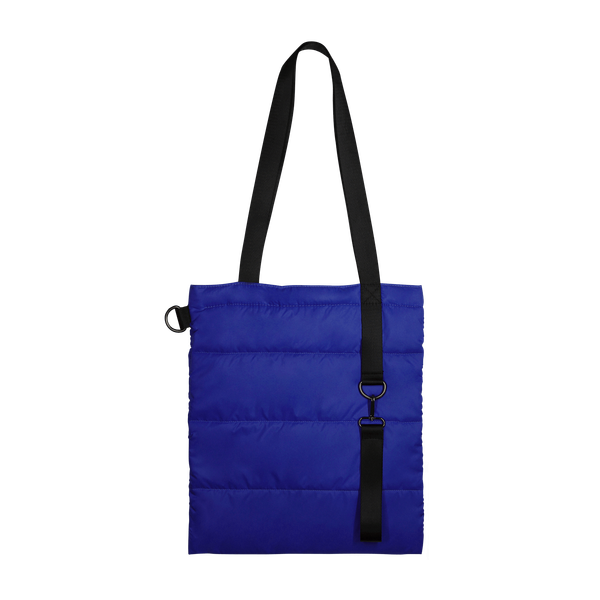 Шоппер Superbag Bubble New, стёганый, со скрытой магнитной кнопкой - Шоппер Superbag Bubble New, стёганый, со скрытой магнитной кнопкой (синий с чёрным)