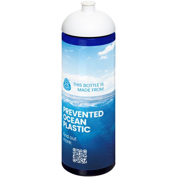 Спортивная бутылка H2O Active® Eco Vibe объемом 850 мл с куполообразной крышкой - Спортивная бутылка H2O Active® Eco Vibe объемом 850 мл с куполообразной крышкой