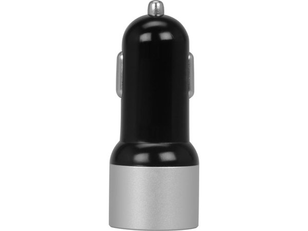 Адаптер автомобильный USB с функцией быстрой зарядки QC 3.0 «TraffIQ» - Адаптер автомобильный USB с функцией быстрой зарядки QC 3.0 «TraffIQ»