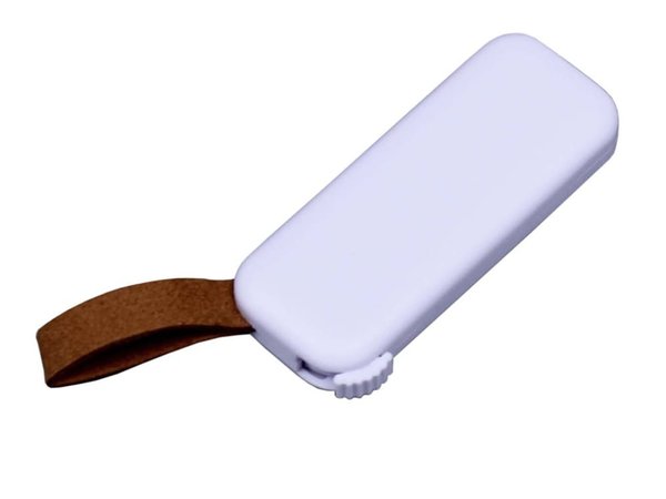 USB 2.0- флешка промо на 8 Гб прямоугольной формы, выдвижной механизм - USB 2.0- флешка промо на 8 Гб прямоугольной формы, выдвижной механизм
