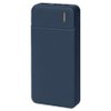 Универсальный аккумулятор Flash 10 (10000 мАч) с подсветкой и soft touch,синий,13,7х6,87х1,55 см