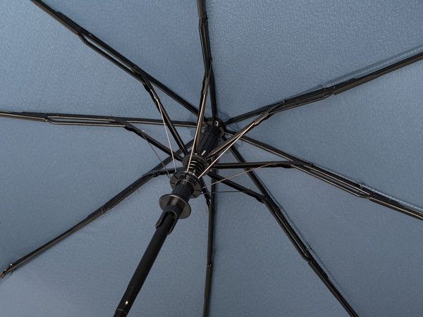 Зонт-полуавтомат складной «Roof» с куполом из переработанного пластика - Зонт-полуавтомат складной «Roof» с куполом из переработанного пластика