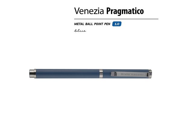 Ручка металлическая шариковая «Venezia Pragmatico» софт-тач - Ручка металлическая шариковая «Venezia Pragmatico» софт-тач