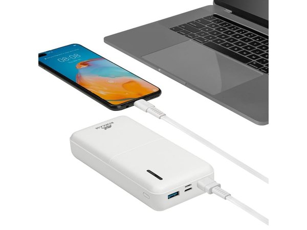 Внешний аккумулятор с дисплеем и быстрой зарядкой QC/PD VA2572, 20000 mAh - Внешний аккумулятор с дисплеем и быстрой зарядкой QC/PD VA2572, 20000 mAh
