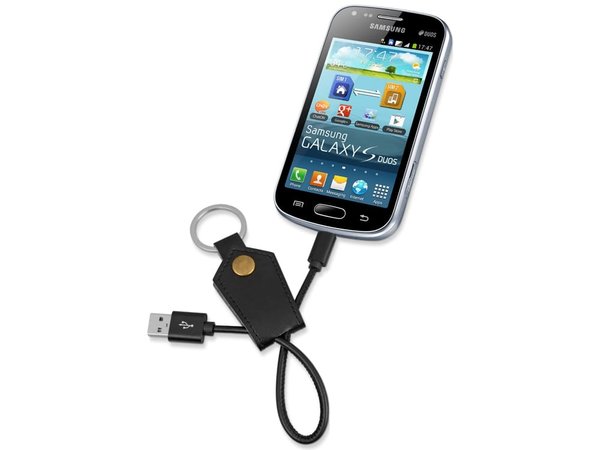 Кабель-брелок USB-MicroUSB «Pelle» - Кабель-брелок USB-MicroUSB «Pelle»