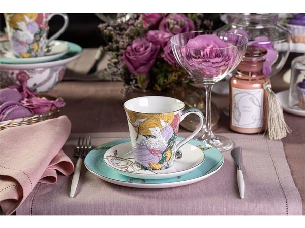 Набор чашка и блюдце «TEA SET ALICE» - Набор чашка и блюдце «TEA SET ALICE»