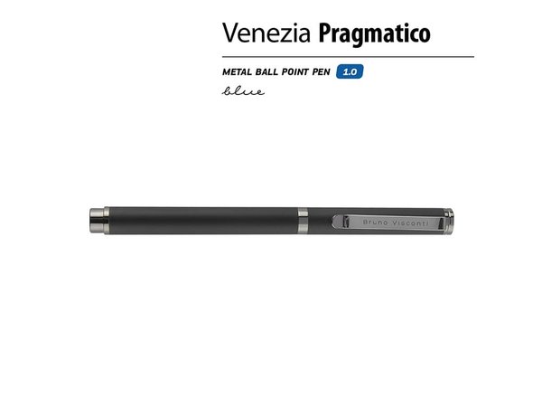 Ручка металлическая шариковая «Venezia Pragmatico» софт-тач - Ручка металлическая шариковая «Venezia Pragmatico» софт-тач