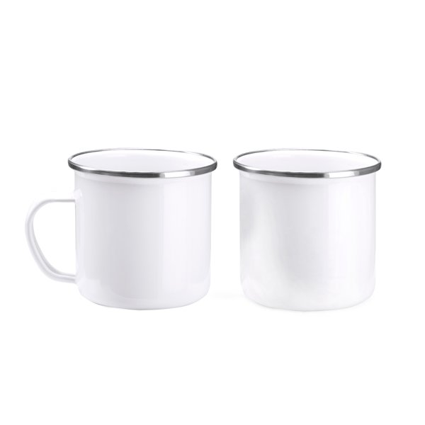 DAMASCO металлическая кружка WHITE - DAMASCO металлическая кружка WHITE