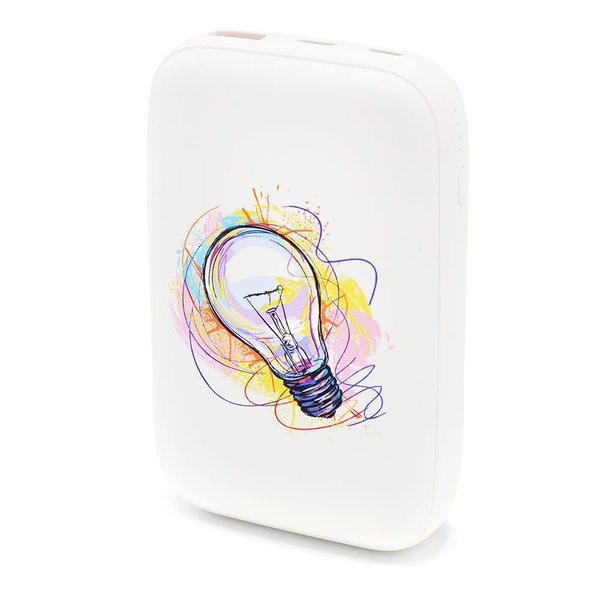 Внешний аккумулятор Galaxy QC&amp;PD с функцией быстрой зарядки, 10000 mah - Внешний аккумулятор Galaxy QC&amp;PD с функцией быстрой зарядки, 10000 mah, белый