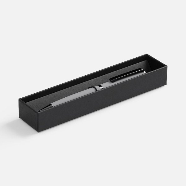 Ручка шариковая Inkish Gunmetal в футляре, серая