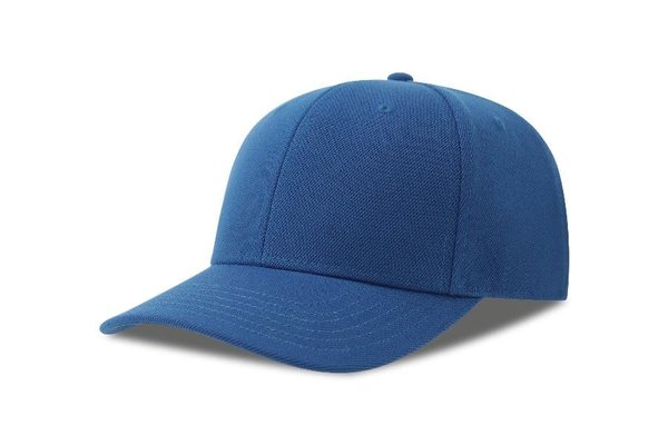 Бейсболка BEAT-S, 6 клиньев, пластиковая застежка - Бейсболка BEAT-S, 6 клиньев, пластиковая застежка, яр-синий, 100% переработанный полиэстер, 300 г/м2