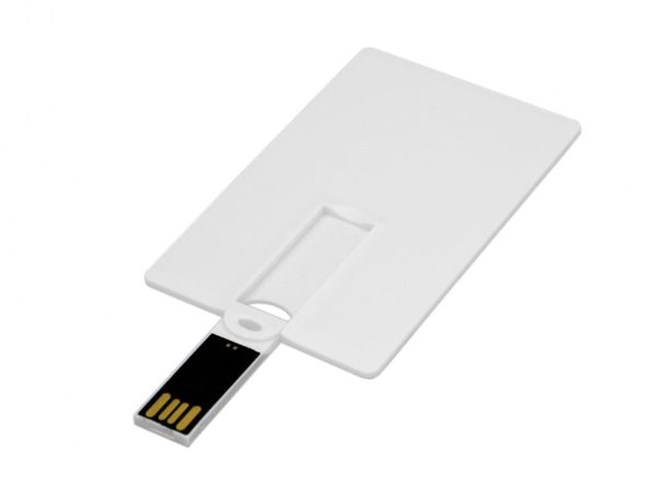 USB 2.0- флешка на 32 Гб в виде пластиковой карты с откидным механизмом - USB 2.0- флешка на 32 Гб в виде пластиковой карты с откидным механизмом