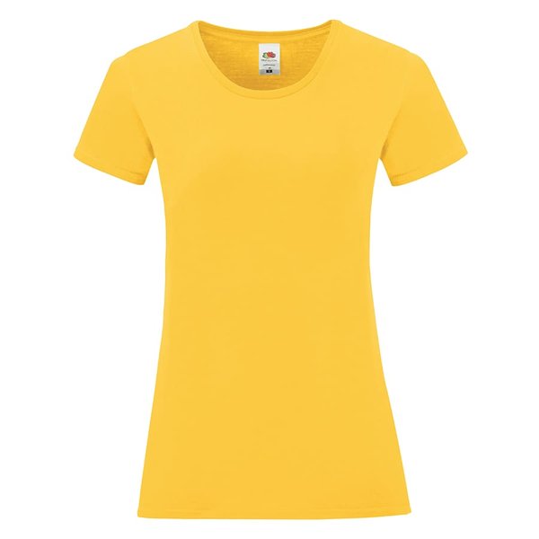 Футболка женская LADIES ICONIC 145 - Футболка "Ladies Iconic", желтый, 2XL, 100% хлопок, 150 г/м2