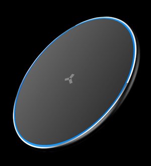 беспроводное зарядное устройство accesstyle stone 15w, черный