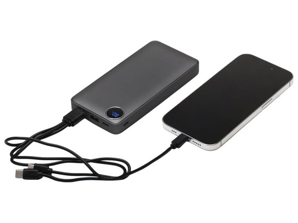 Внешний аккумулятор «Mild», металлик soft-touch, 10 000 mAh - Внешний аккумулятор «Mild», металлик soft-touch, 10 000 mAh