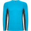 Спортивная футболка SHANGHAI L/S мужская, БИРЮЗОВЫЙ/ТЕМНЫЙ ГРАФИТ S