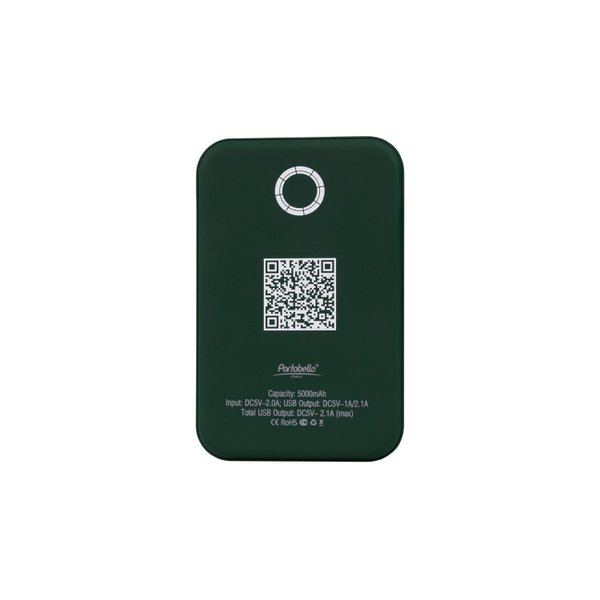 Внешний аккумулятор с подсветкой Старлайт PB (Starlight PB) 5000 mAh, зеленый