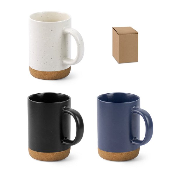 Кружка CONSTELLATION CORK из керамики с пробковым основанием, 320 мл - Кружка CONSTELLATION CORK из керамики с пробковым основанием, 320 мл