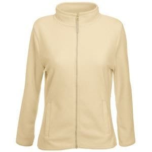 Толстовка женская LADY-FIT MICRO JACKET 250 - Толстовка "Lady-Fit Micro Jacket", бежевый_XS, 100% п/э, 250 г/м2