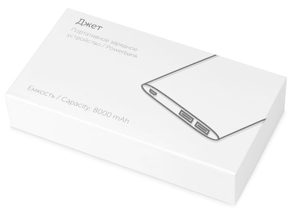 Внешний аккумулятор «Джет», 8000 mAh - Внешний аккумулятор «Джет», 8000 mAh