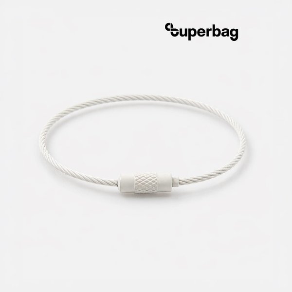 Тросик-кольцо Ring для обвеса, L=15см - Тросик-кольцо Ring для обвеса, L=15см (белый)