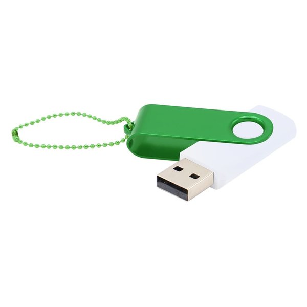 Флешка Designer To Go 2.0 USB 16Gb - Флешка Designer To Go 2.0 USB 16Gb, белый/зеленый