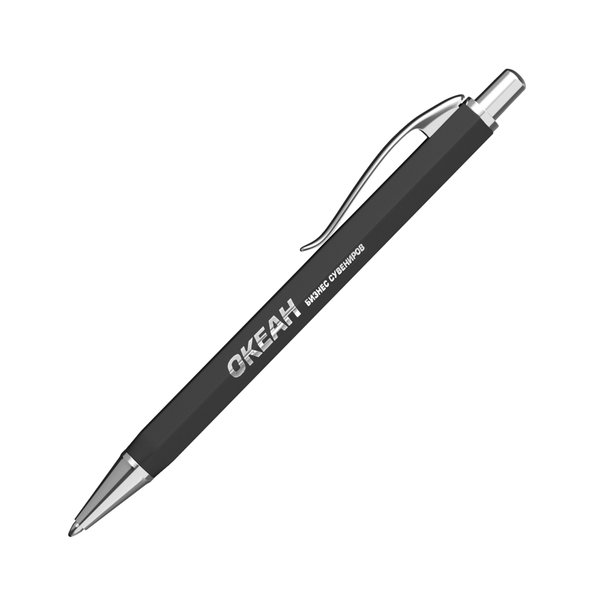 Ручка шариковая "Stanley", покрытие soft touch - Ручка шариковая "Stanley", покрытие soft touch черный