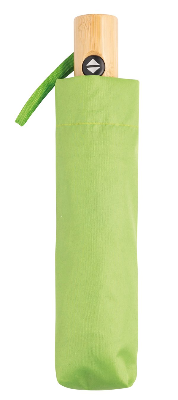 Автоматический ветрозащитный карманный зонт CALYPSO, светло-зеленый - Автоматический ветрозащитный карманный зонт CALYPSO, светло-зеленый
